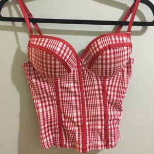 Red & White Top - Size - S - Item#44